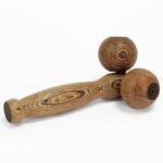 Ancient Wisdom Redwood Hand Ball Roller Massage Tool - Image 4