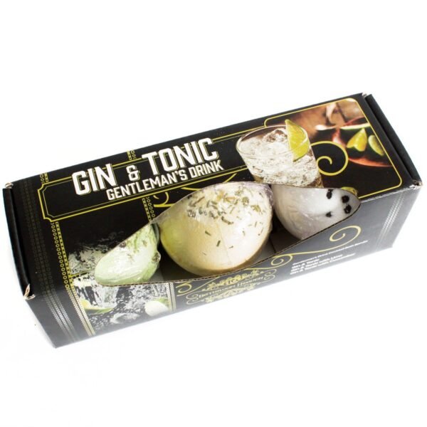 Ancient Wisdom Set of Three Gin & Tonic Bath Bombs