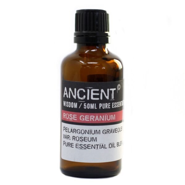 Ancient Wisdom Rose Geranium 50ml Pure Essential Oil