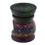 Ancient Wisdom 10cm Flower of Life Soapstone Oil Burner - Image 4