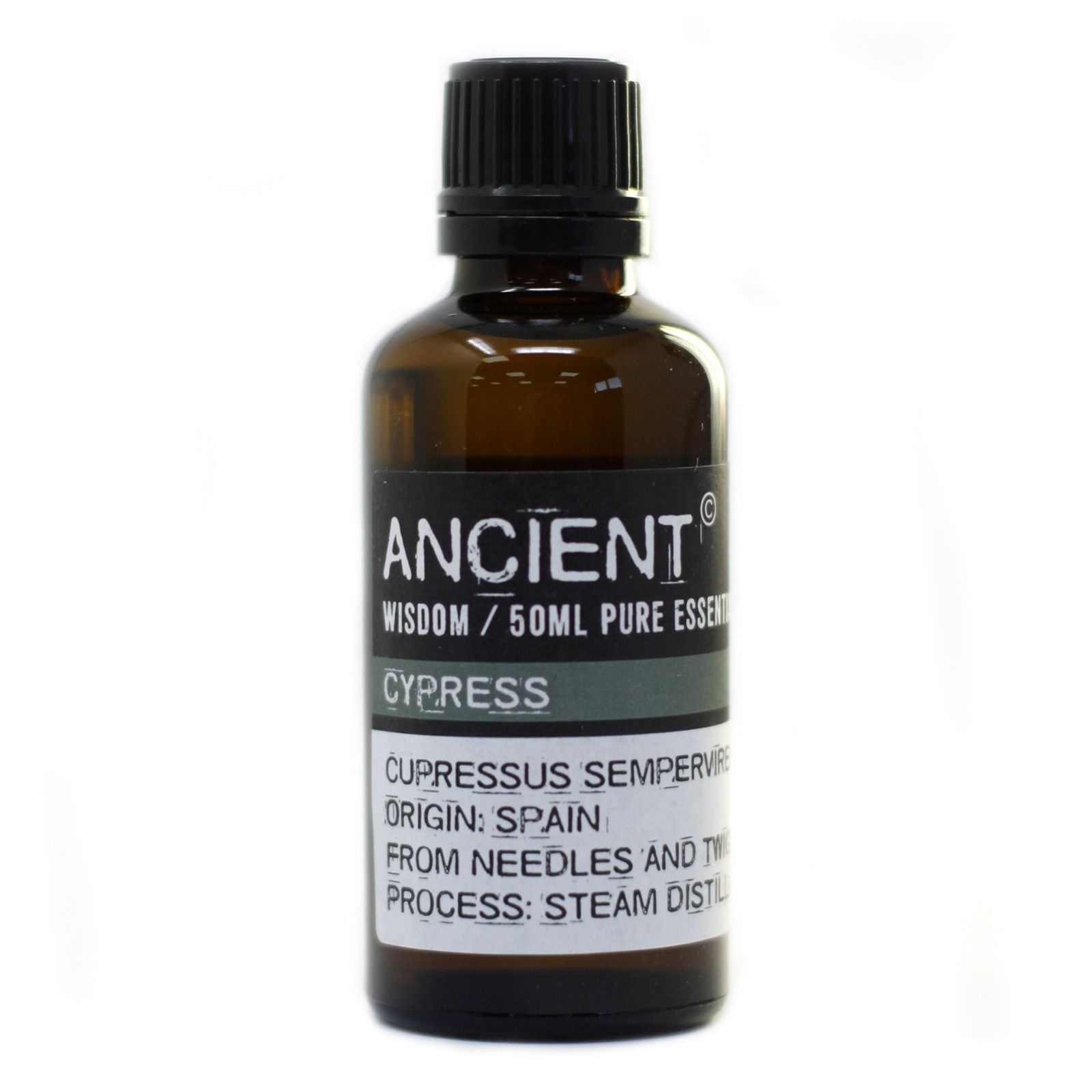 bG9jYWw6Ly9tZWRpYS9TRy84RC82MFIzMEMxRzY0VzM4RFNHL2FmYmI2YzVjLmpwZWc.jpg Ancient Wisdom Cypress 50ml Pure Essential Oil - Image 1