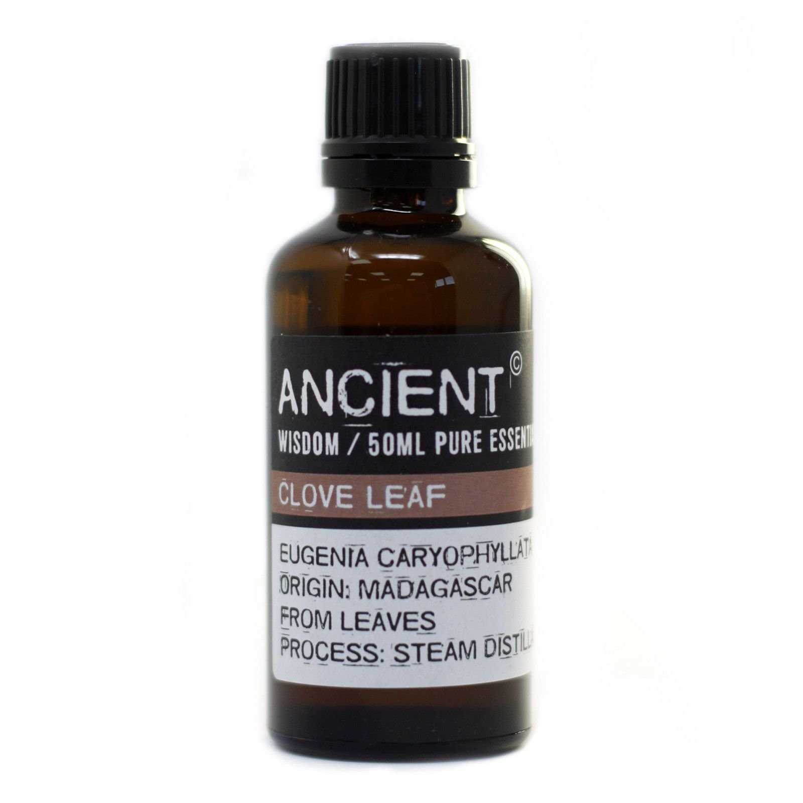bG9jYWw6Ly9tZWRpYS9TSi9KQy82MFIzMEMxRzY4VDNKQ1NKLzY5NDAyZTQwLmpwZWc.jpg Ancient Wisdom Clove Leaf 50ml Pure Essential Oil - Image 1
