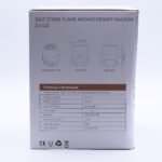 Salt Stone Flame Effect Aroma Diffuser - White USB - Colour Change and Timer - Image 9
