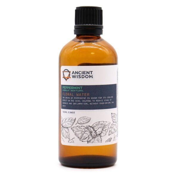 Ancient Wisdom Peppermint Hydrolat 100ml Bottle of Floral Water