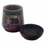 Ancient Wisdom Large Elephant Motif Soapstone Oil Burner - Image 2