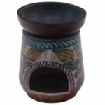 Ancient Wisdom Large Elephant Motif Soapstone Oil Burner - Image 3