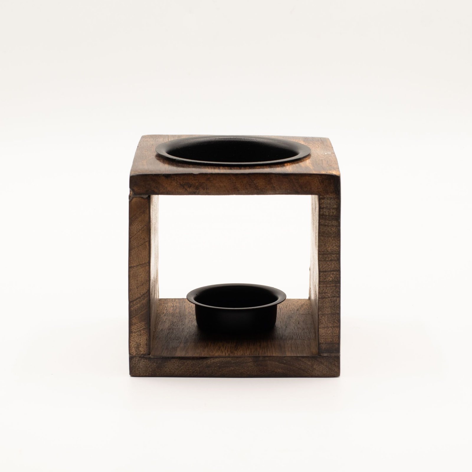 bG9jYWw6Ly9tZWRpYS9TUS9HQy82MFIzMEMxSjY0VjNHQ1NRLzRmODQ0ZDFkLmpwZw.jpg Square Mango Wood Oil Burner - Flower of Life - Image 1