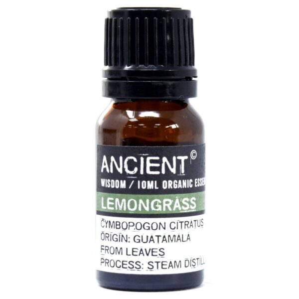 Ancient Wisdom Lemongrass 10ml Organic Essential Oil