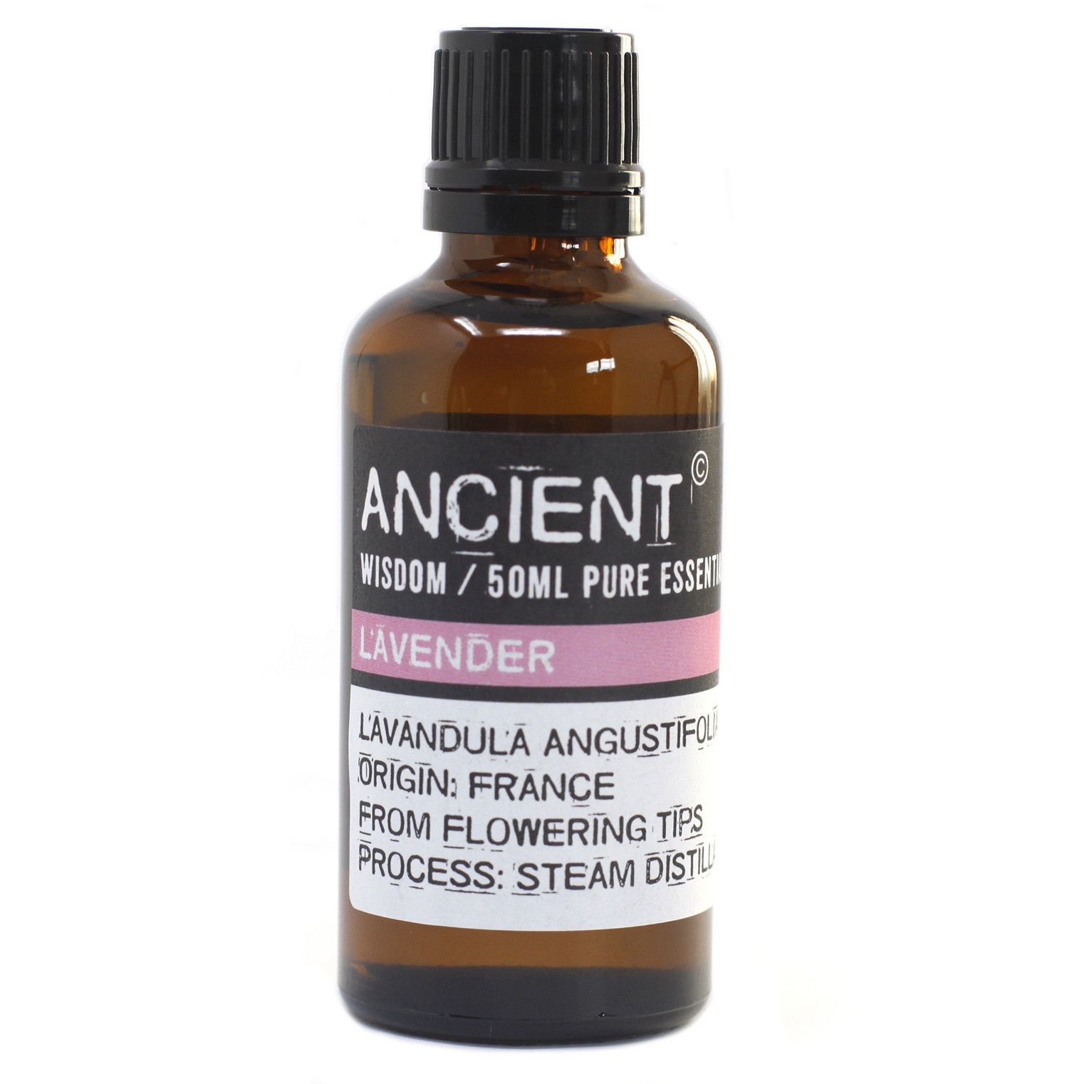 bG9jYWw6Ly9tZWRpYS9TUy80RC82MFIzMEMxRzY0VzM0RFNTL2QzMDQ0OTA4LmpwZWc.jpg Ancient Wisdom Lavender 50ml Pure Essential Oil - Image 1
