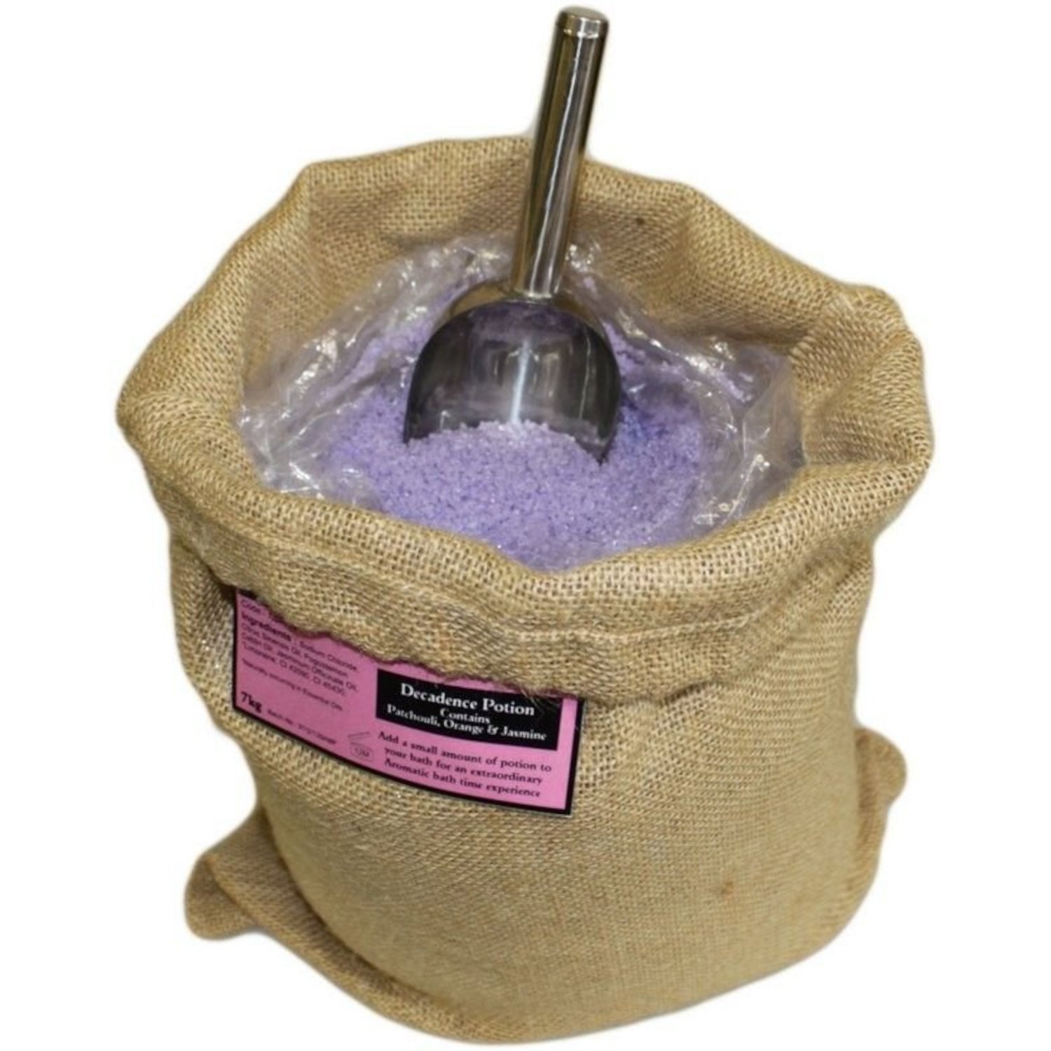 ABP-09 Ancient Wisdom Decadence Potion Bath Salts 7kg Hessian Sack Ancient Wisdom Decadence Potion Bath Salts 7kg Hessian Sack - Image 1