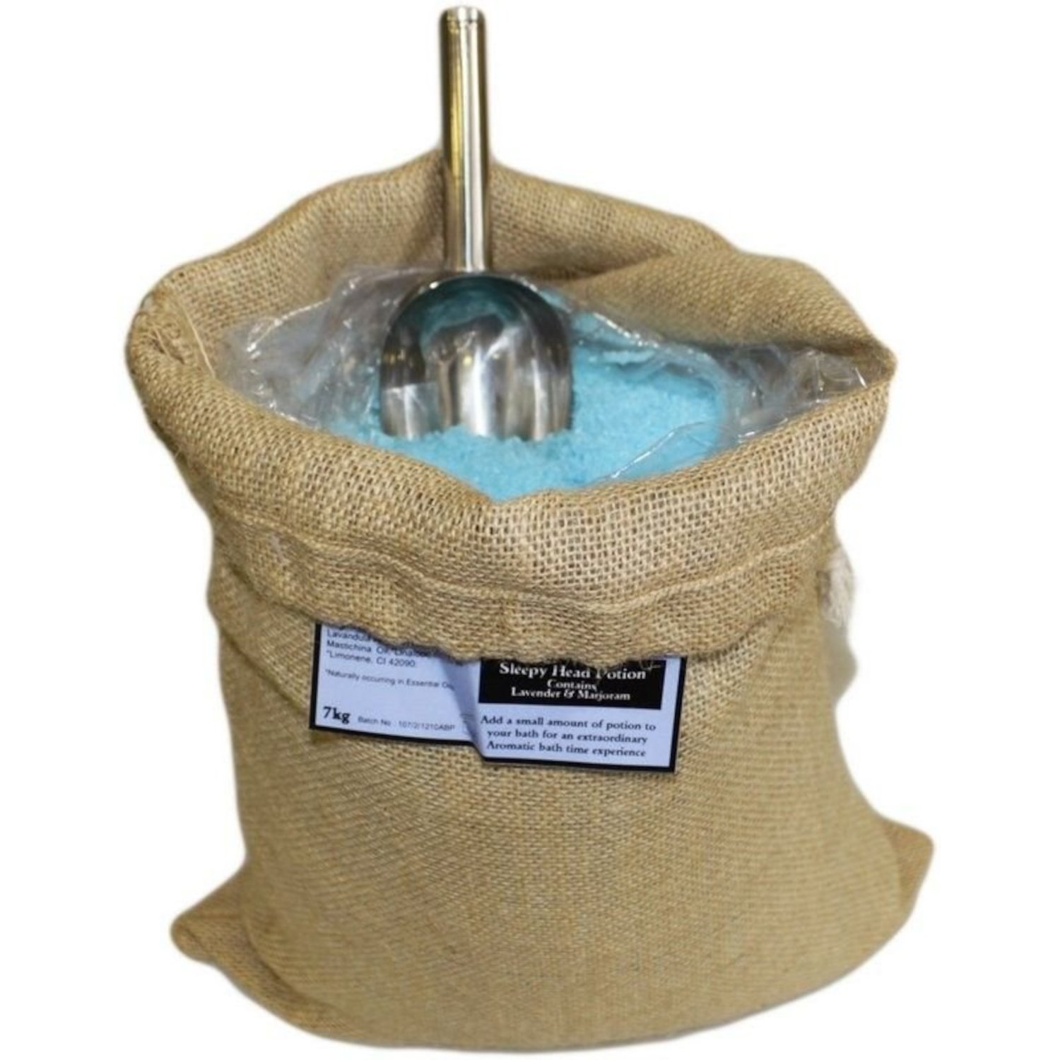 ABP-10 Ancient Wisdom Sleepy Head Potion Bath Salts 7kg Hessian Sack Ancient Wisdom Sleepy Head Potion Bath Salts 7kg Hessian Sack - Image 1