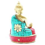 Ancient Wisdom Brass 11.5cm Hands Down Buddha Figure - Image 2
