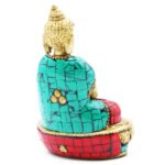 Ancient Wisdom Brass 9.5cm Amitabha Buddha Figure - Image 2