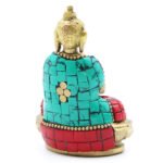 Ancient Wisdom Brass 7.5cm Blessing Buddha Figure - Image 2