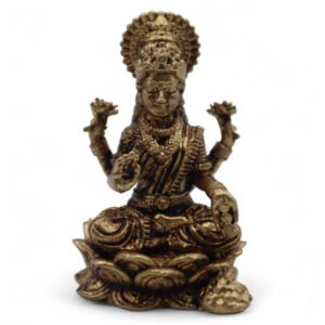 BMG-04 Ancient Wisdom Brass Miniature Gods – Laxmi (30mm)