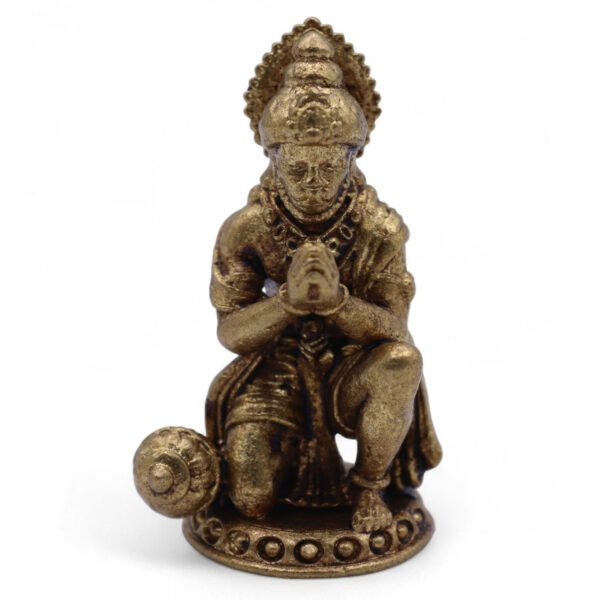 Ancient Wisdom Brass Miniature Gods - Hanuman (36mm)