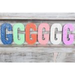 Ancient Wisdom 15cm Wooden Letter G – Assorted Colours - Image 4