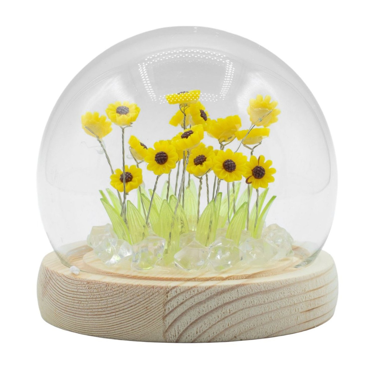 FGGD-01 Ancient Wisdom LED Floral Glow Garden Dome Light – 20 Sunflowers Ancient Wisdom LED Floral Glow Garden Dome Light – 20 Sunflowers - Image 1