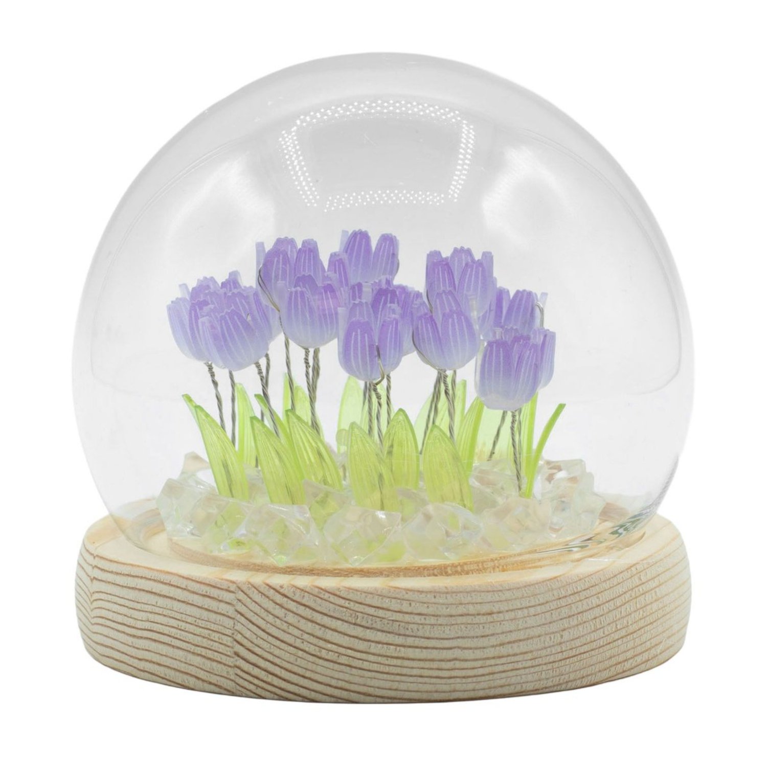 FGGD-02 Ancient Wisdom LED Floral Glow Garden Dome Light – 20 Tulips Ancient Wisdom LED Floral Glow Garden Dome Light – 20 Tulips - Image 1
