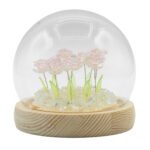 Ancient Wisdom LED Floral Glow Garden Dome Light – 10 Pink Roses