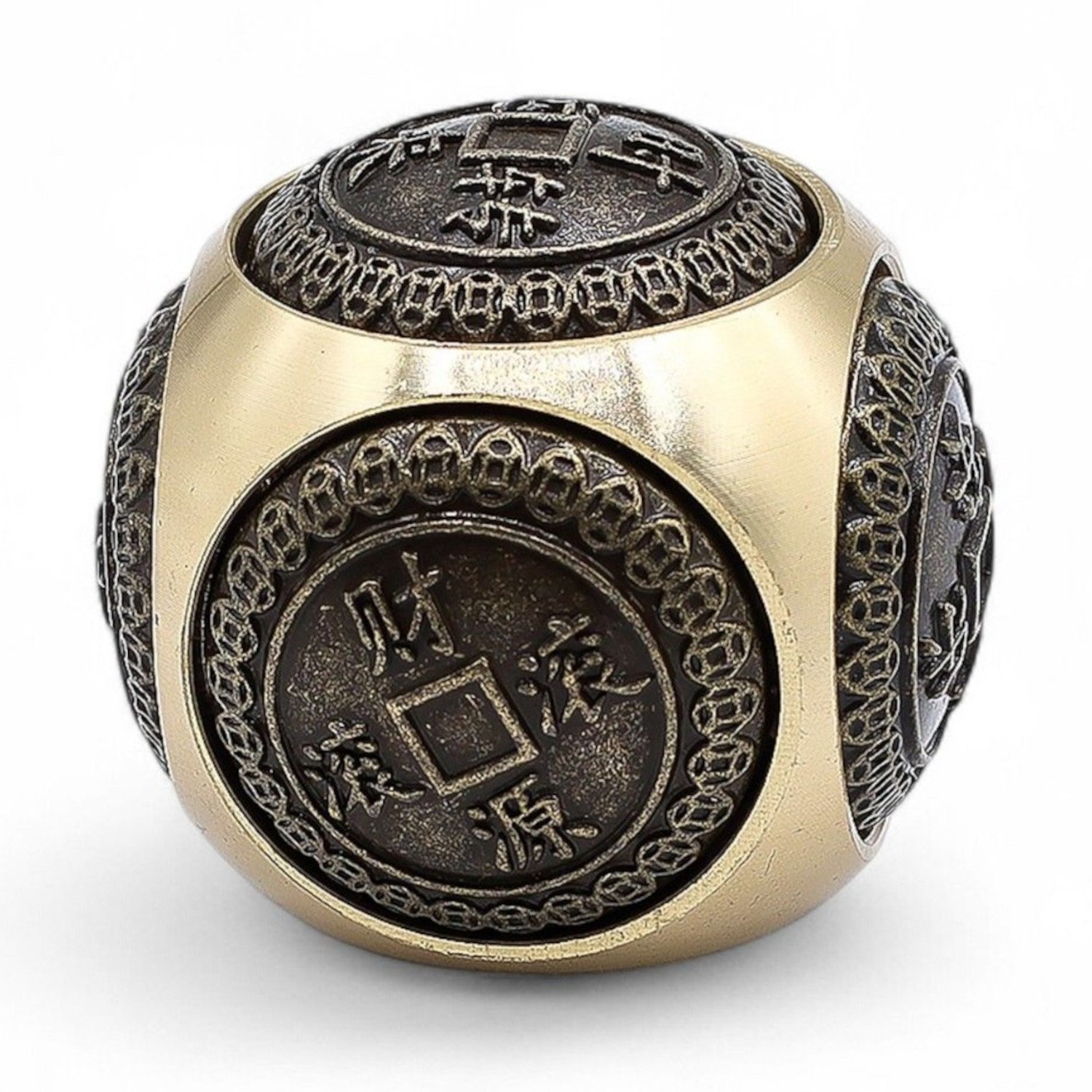 FSFD-01 Ancient Wisdom Feng Shui Fortune - Wealth Dice - Rounded Ancient Wisdom Feng Shui Fortune - Wealth Dice - Rounded - Image 1