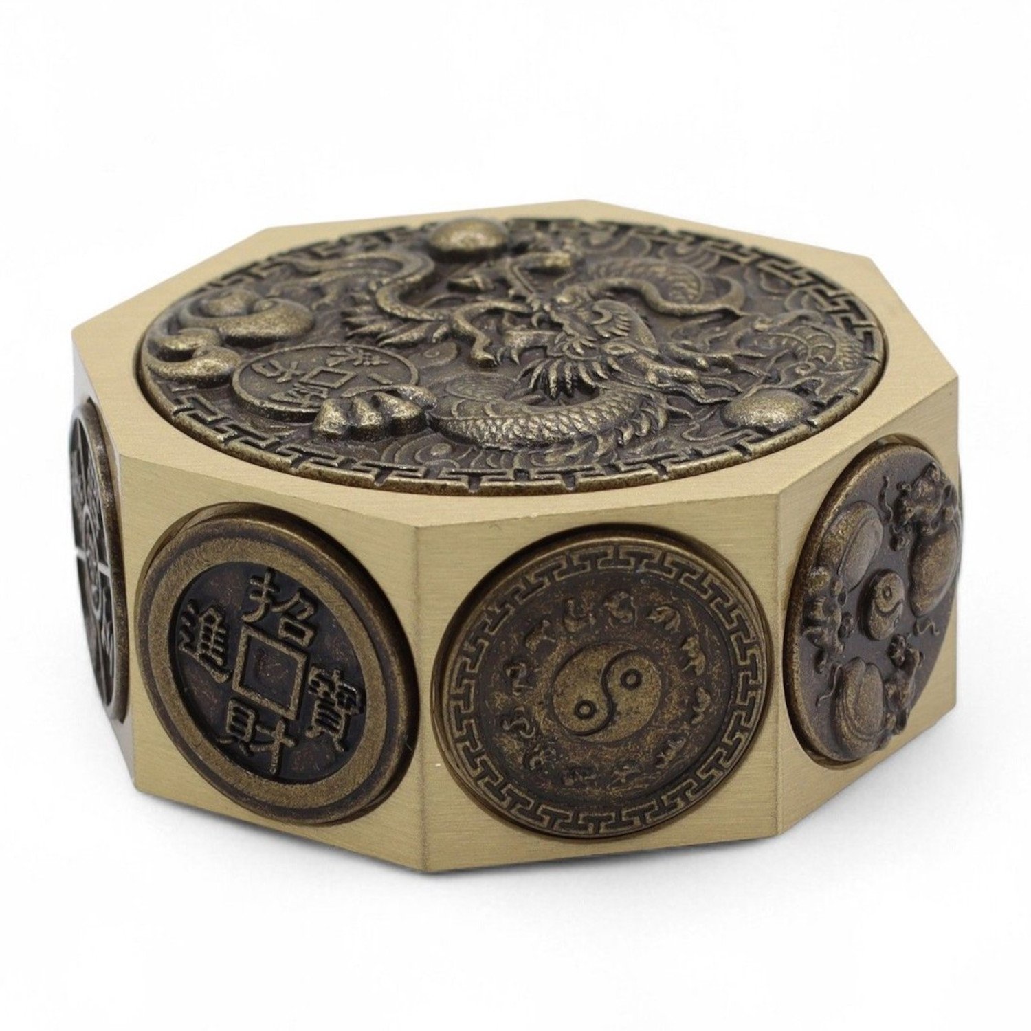 FSFD-09 Ancient Wisdom Feng Shui Fortune - Lucky Cat & Dragon - Protection & Prosperity Ancient Wisdom Feng Shui Fortune - Lucky Cat & Dragon - Protection & Prosperity - Image 1
