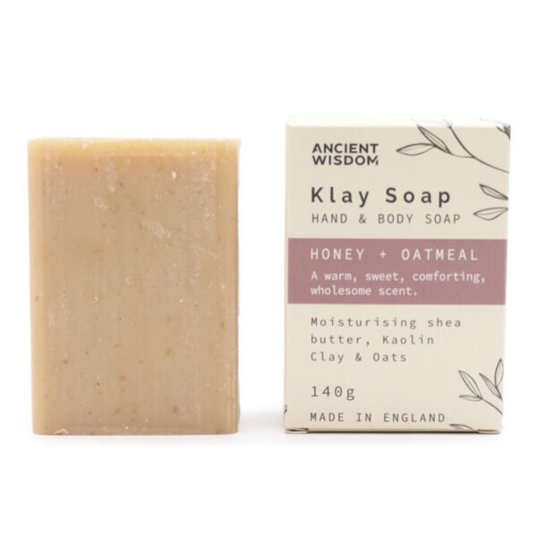 Ancient Wisdom Klay Soap Honey & Oatmeal Hand & Body Soap