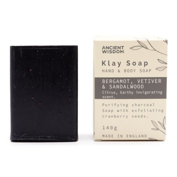 Ancient Wisdom Klay Soap Bergamot & Sandalwood Hand & Body Soap