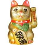 Ancient Wisdom Very Large Lucky Waving Money Cat