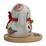 Ancient Wisdom Solar Money Cat Wooden Base - Pink Moving Hand - Image 3