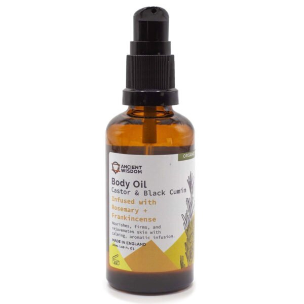 Ancient Wisdom Rosemary & Frankincense Organic Body Oil 50ml