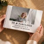 Personalised Any Message Photo Upload Guest Book - Image 3
