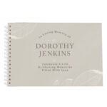 Personalised 'In Loving Memory' Guest Book - Image 5