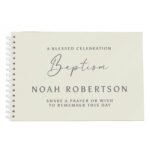 Personalised Any Message Natural Design Guest Book - Image 7