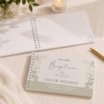 Personalised Any Message Religious Cross Design Guest Book - Image 2