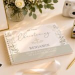 Personalised Any Message Religious Cross Design Guest Book - Image 4