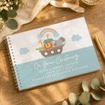 Personalised Noah's Ark Design Guest Book