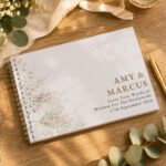 Personalised Any Message Pastel Tree Design Guest Book