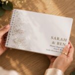 Personalised Any Message Pastel Tree Design Guest Book - Image 5