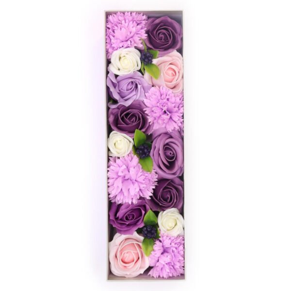 Ancient Wisdom Soap Lavender Rose & Carnation Flowers Long Gift Box
