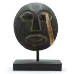 Ancient Wisdom Timor Tribal Albasia Wood Decorative Mask – Black