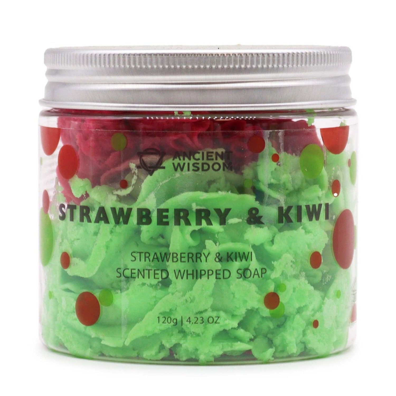 WCS-03 Ancient Wisdom Strawberry & Kiwi Whipped Soap 120g Ancient Wisdom Strawberry & Kiwi Whipped Soap 120g - Image 1