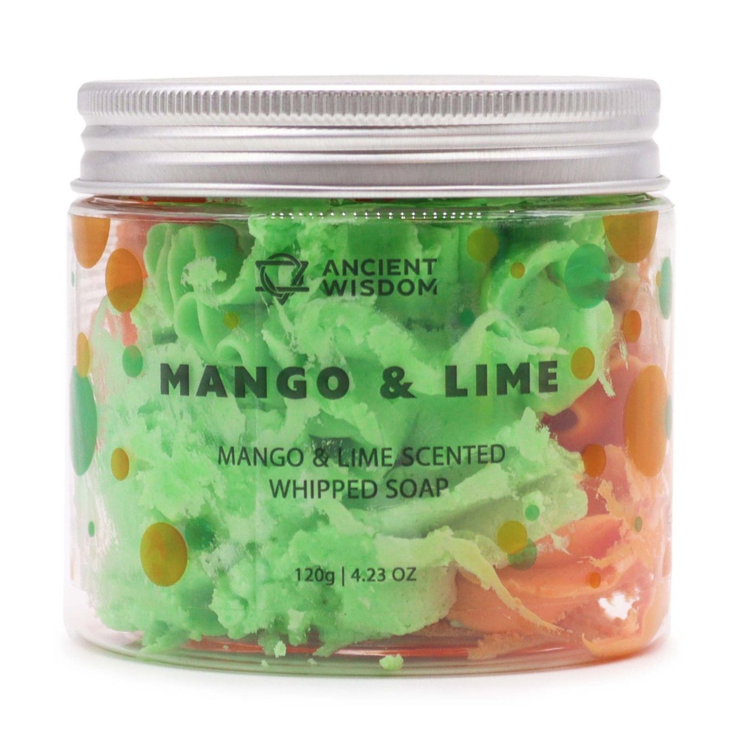 WCS-08 Ancient Wisdom Mango & Lime Whipped Soap 120g Ancient Wisdom Mango & Lime Whipped Soap 120g - Image 1