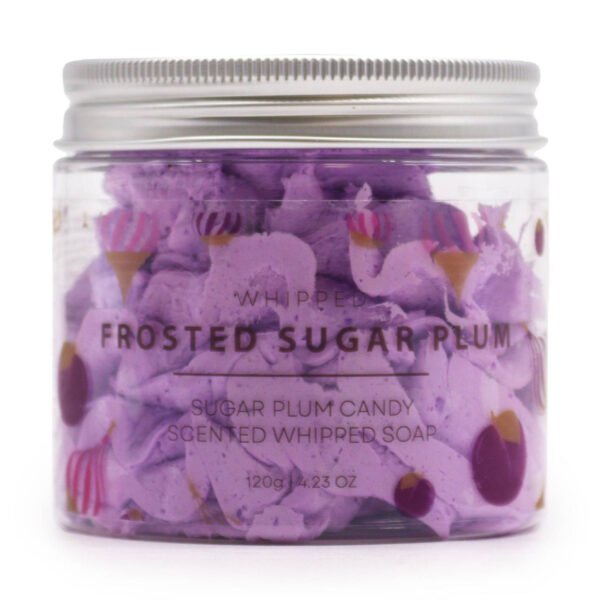 Ancient Wisdom Frosted Sugar Plum Whipped Soap 120g