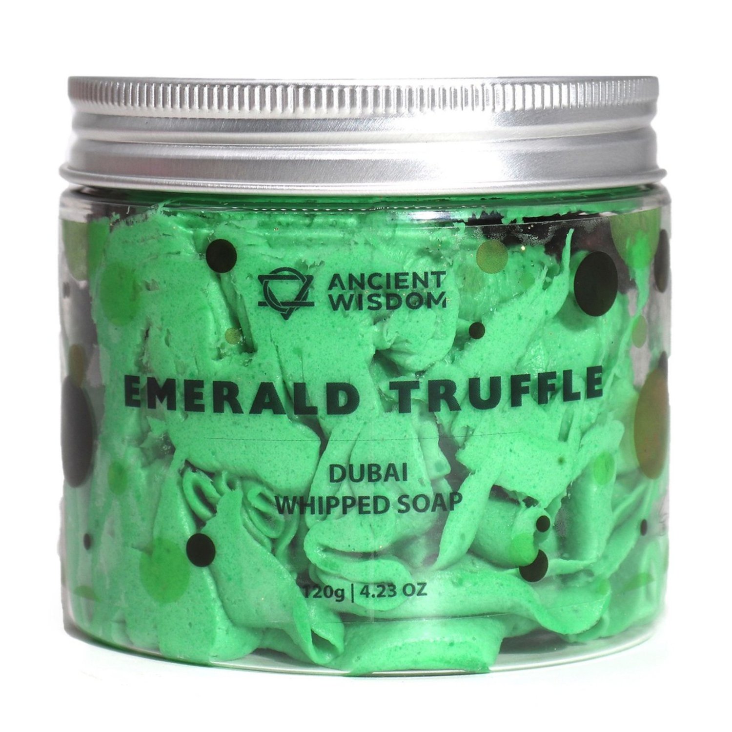 WCS-14 Ancient Wisdom Emerald Truffle Dubai Whipped Soap 120g Ancient Wisdom Emerald Truffle Dubai Whipped Soap 120g - Image 1