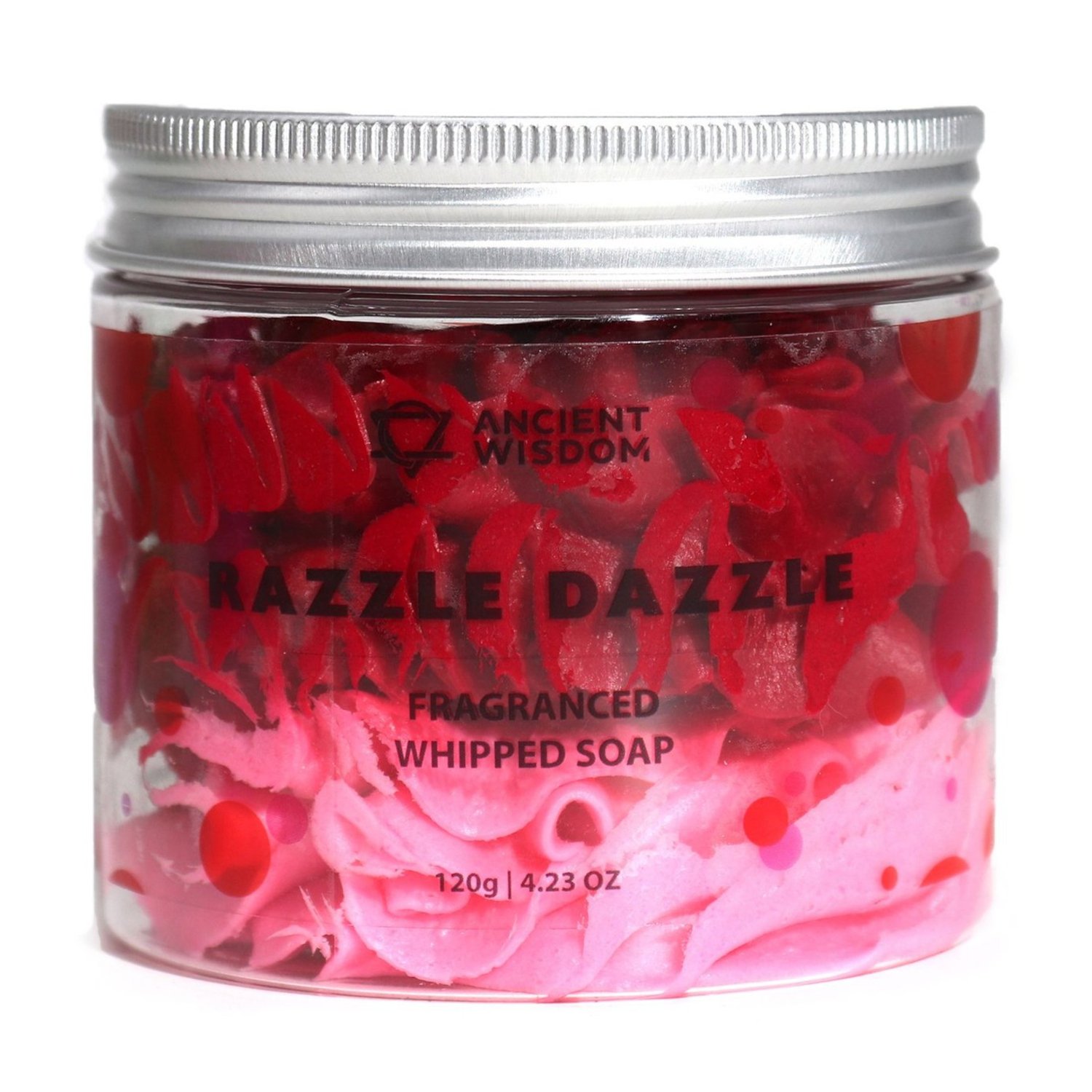 WCS-16 Ancient Wisdom Razzle Dazzle Fragranced Whipped Soap 120g Ancient Wisdom Razzle Dazzle Fragranced Whipped Soap 120g - Image 1