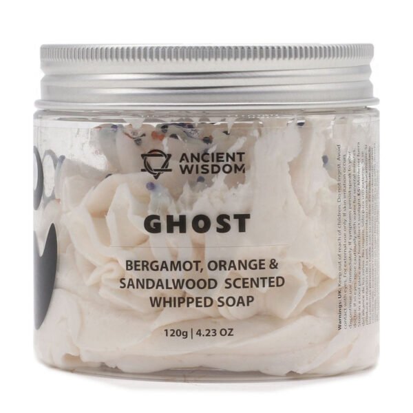 Ancient Wisdom Ghost Bergamot, Orange & Sandalwood Scented Whipped Soap 120g