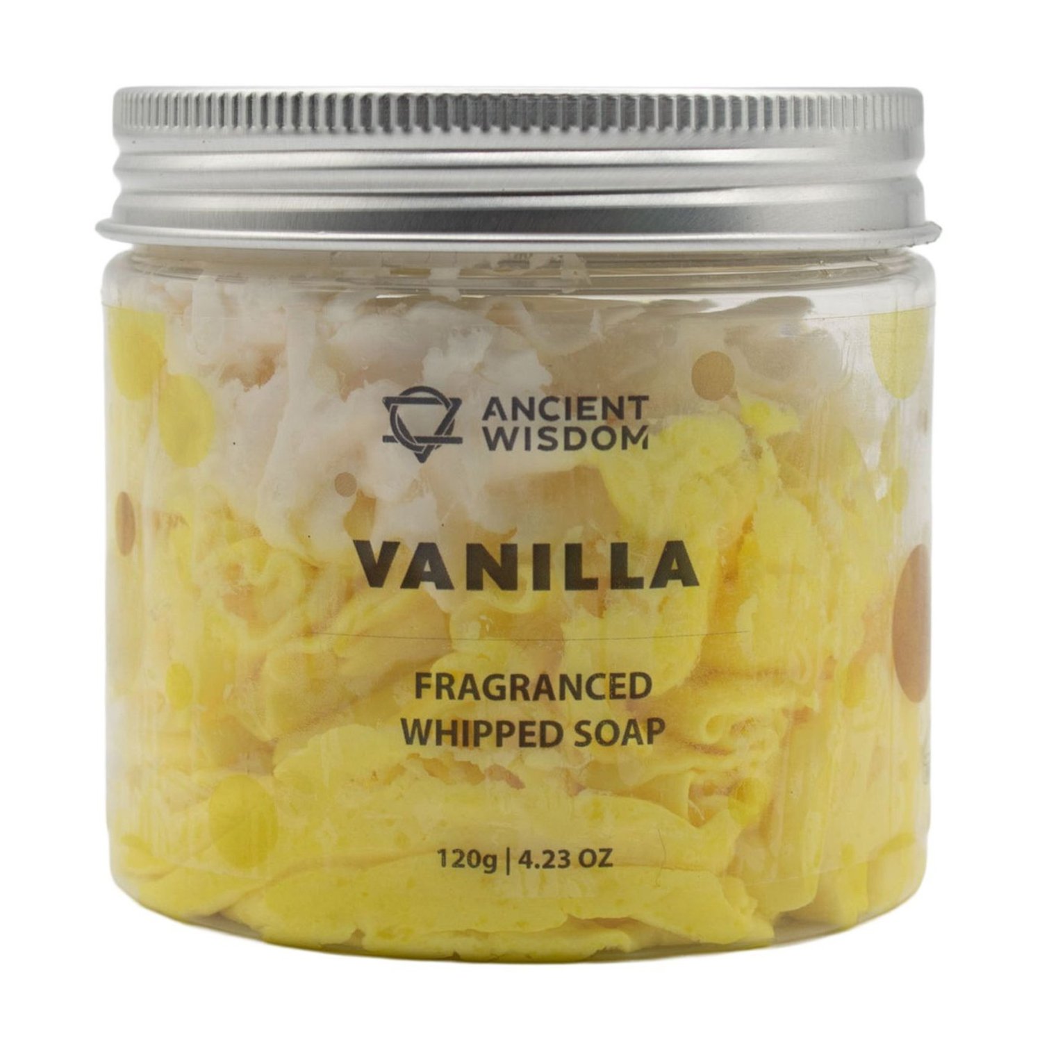 WCS-27 Ancient Wisdom Vanilla Fragranced Whipped Soap 120g Ancient Wisdom Vanilla Fragranced Whipped Soap 120g - Image 1