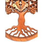 Ancient Wisdom 40cm Tree of Life Grapes Decorative Wooden Panel - Image 3