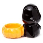 Ancient Wisdom Ceramic Skull Boy Tea Light Candle Holder - Image 4